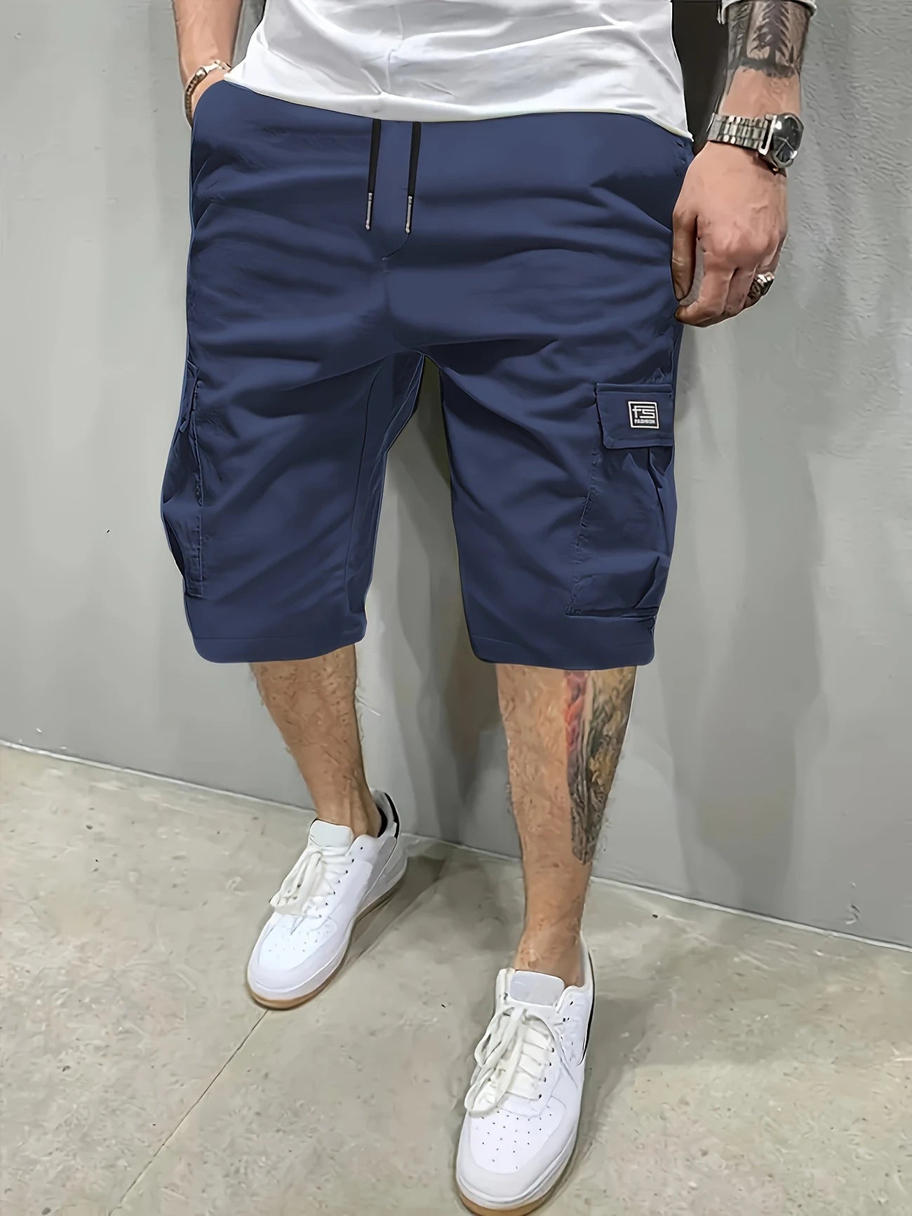 Valfeni | Pantalones cortos tipo cargo para hombre