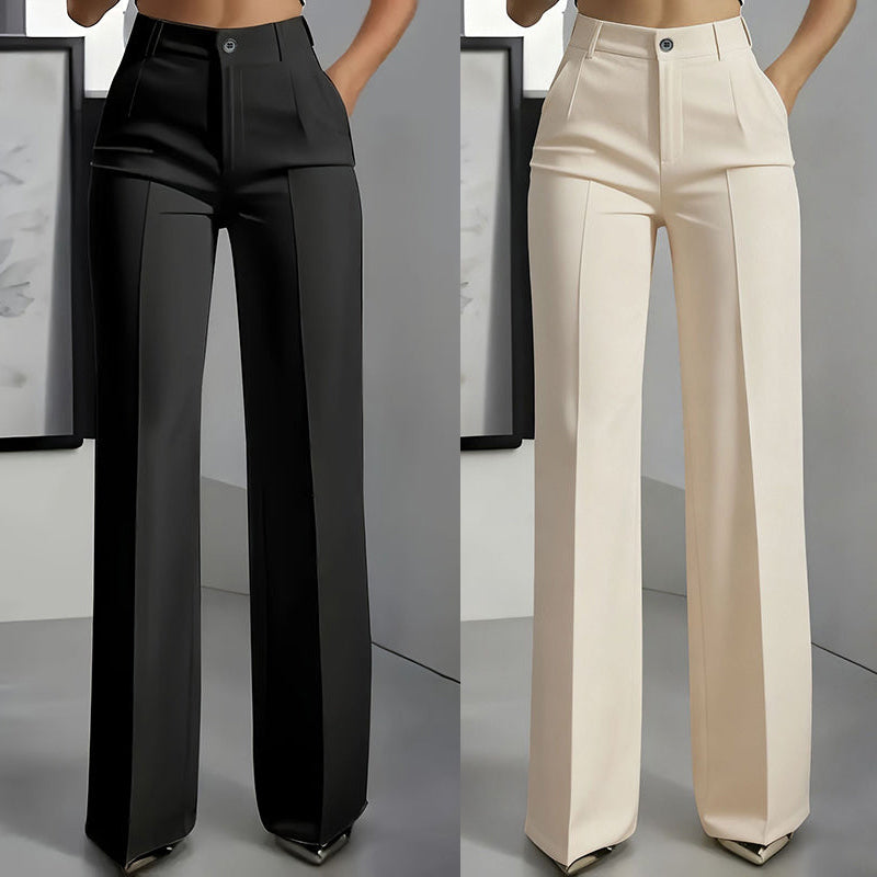 Valfeni | Pantalones de traje de mujer de cintura alta
