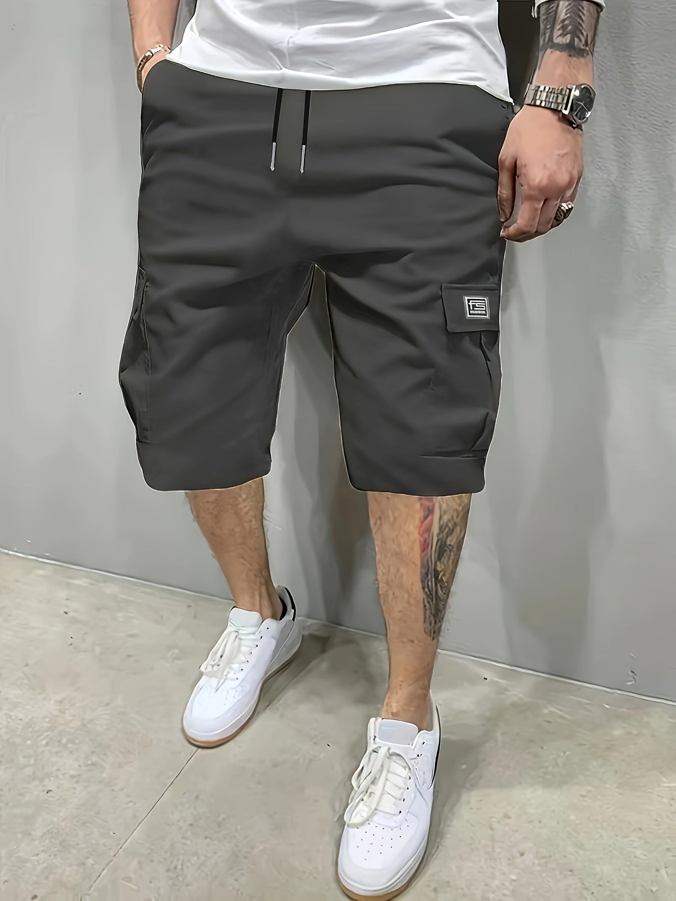 Valfeni | Pantalones cortos tipo cargo para hombre