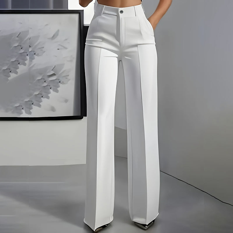 Valfeni | Pantalones de traje de mujer de cintura alta