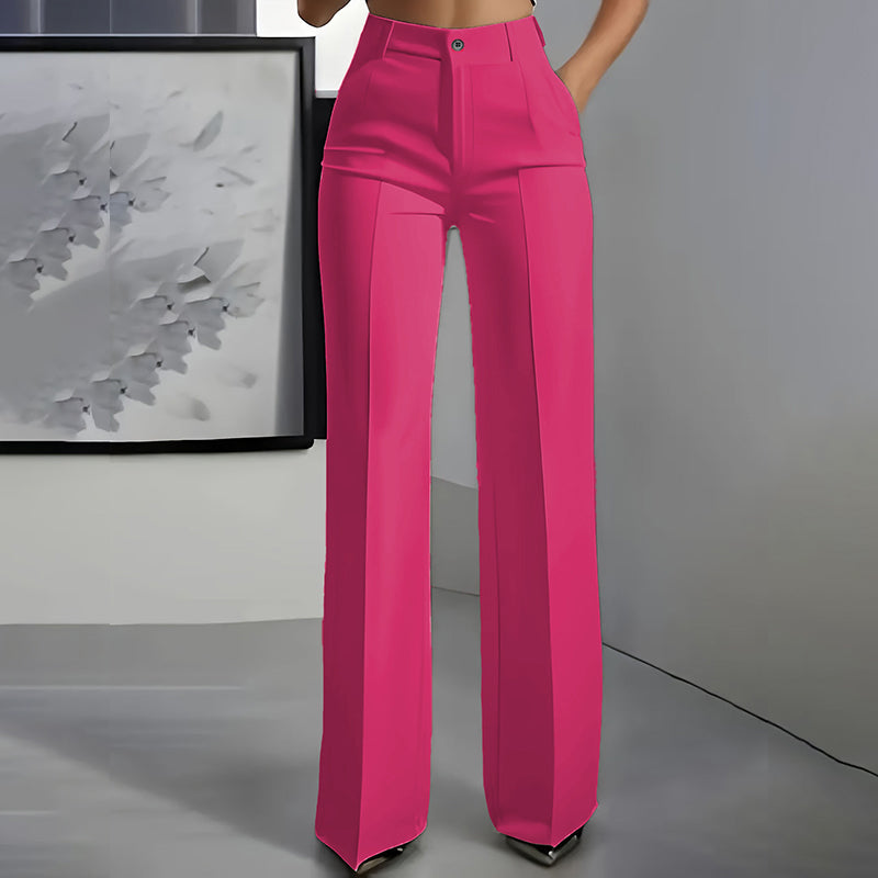 Valfeni | Pantalones de traje de mujer de cintura alta