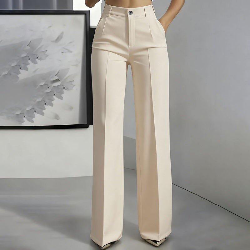 Valfeni | Pantalones de traje de mujer de cintura alta
