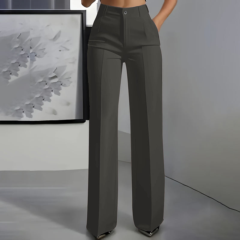 Valfeni | Pantalones de traje de mujer de cintura alta